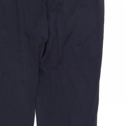 Womens UK Size 16 m&s Regular Fit  Blue Trousers
