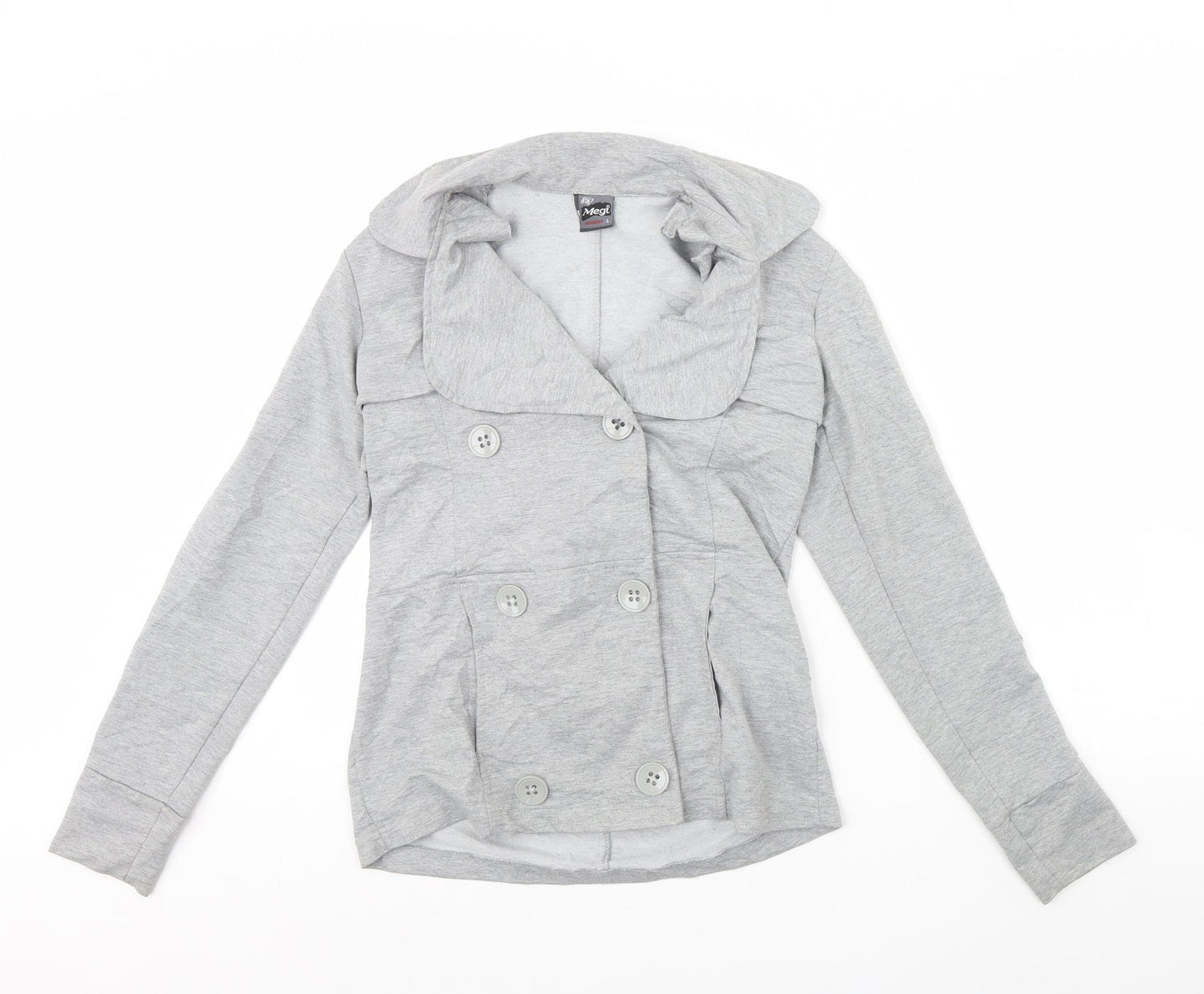 Megi Womens Grey   Jacket  Size L