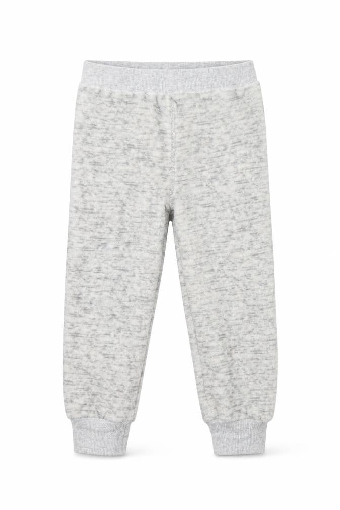 Next Girls Grey Solid Fleece Cami Pyjama Pants Size 2 Years