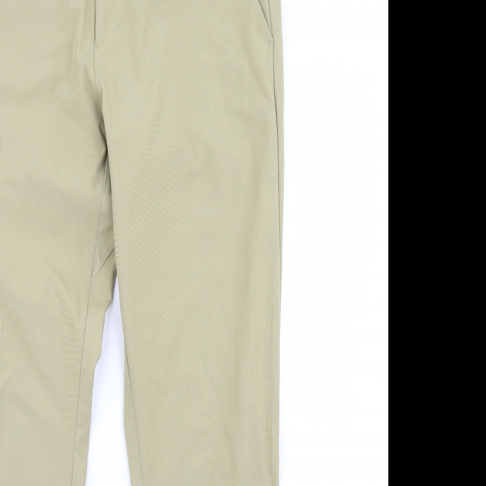 Womens UK Size 34 in Preworn Regular Fit  Green Trousers