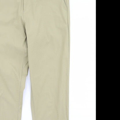 Womens UK Size 34 in Preworn Regular Fit  Green Trousers