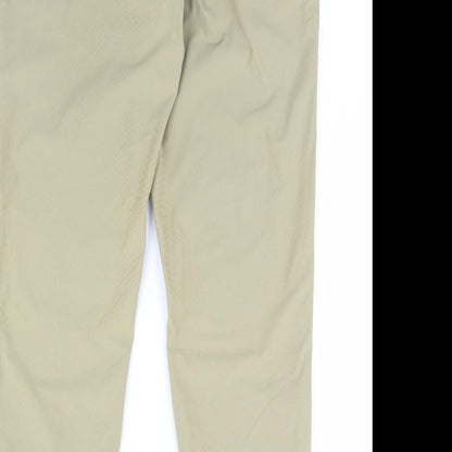Womens UK Size 34 in Preworn Regular Fit  Green Trousers