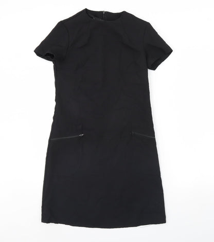 Simon Jersey Womens Black   Pencil Dress  Size 8