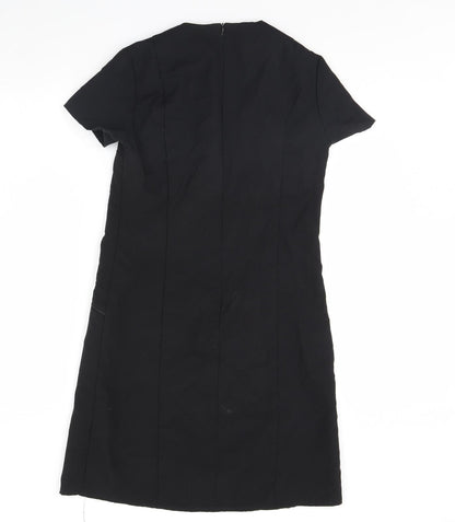 Simon Jersey Womens Black   Pencil Dress  Size 8