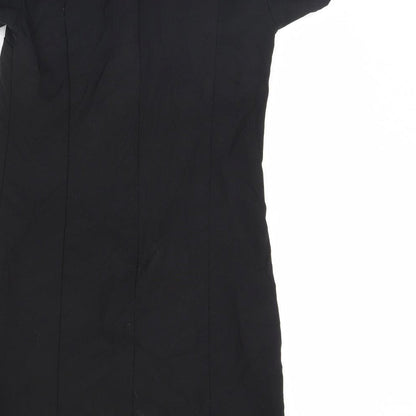 Simon Jersey Womens Black   Pencil Dress  Size 8