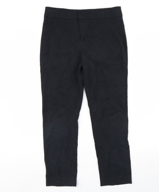 Womens UK Size 10 M&S Regular Fit  Black Trousers