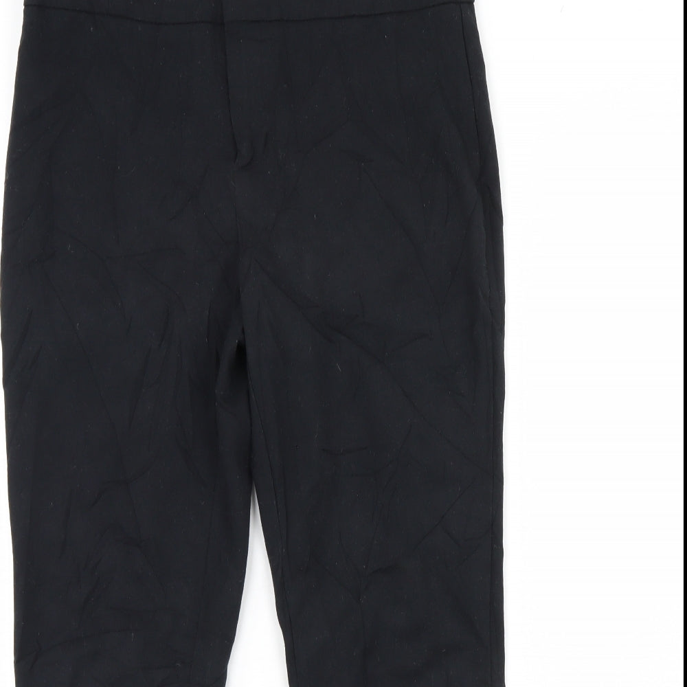 Womens UK Size 10 M&S Regular Fit  Black Trousers