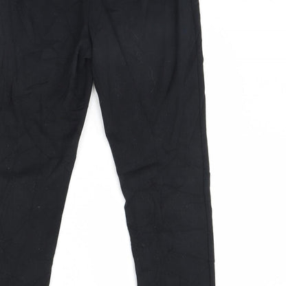 Womens UK Size 10 M&S Regular Fit  Black Trousers