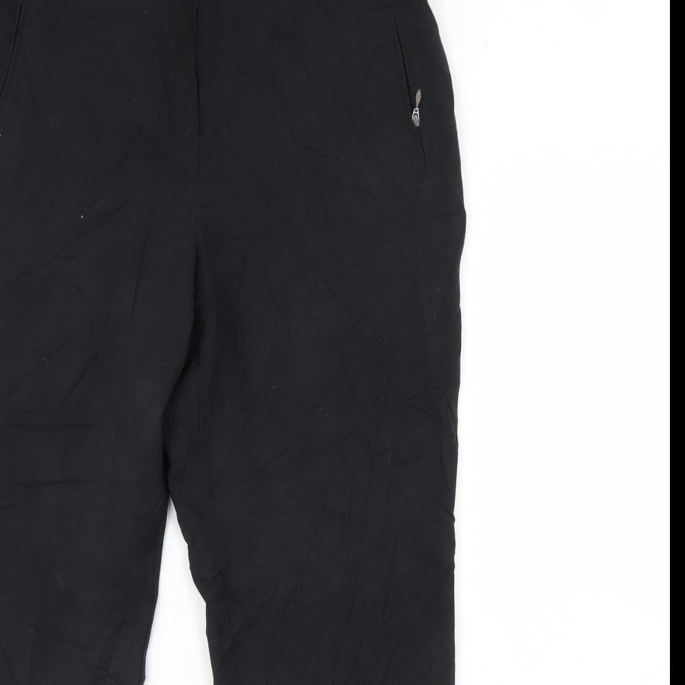 Womens UK Size 16 m&s Regular Fit  Black Trousers