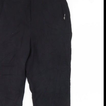Womens UK Size 16 m&s Regular Fit  Black Trousers