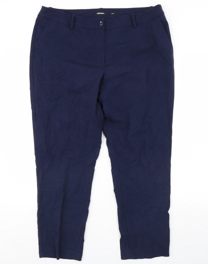 Olsen Womens Blue   Trousers  Size 40 in L29 in