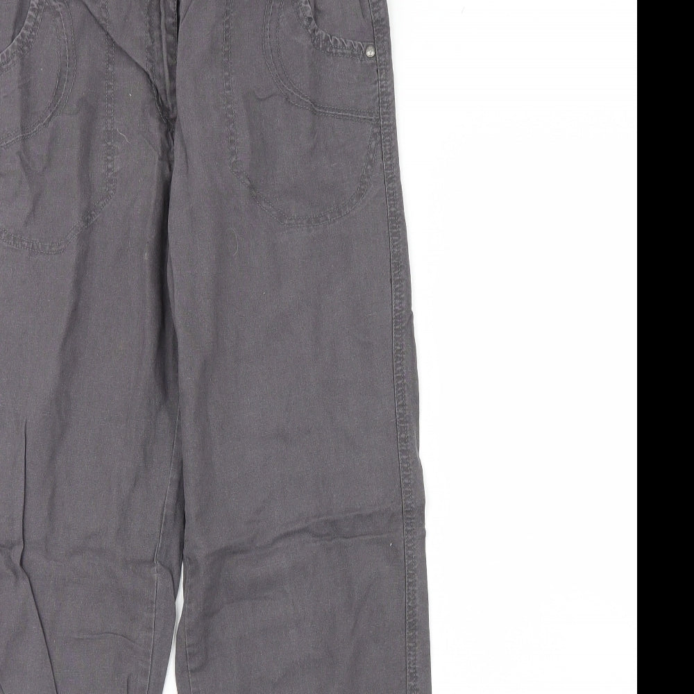 George Womens Grey   Trousers  Size 10 L28 in