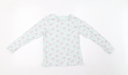 George Girls Blue Polka Dot   Pyjama Set Size 10-11 Years