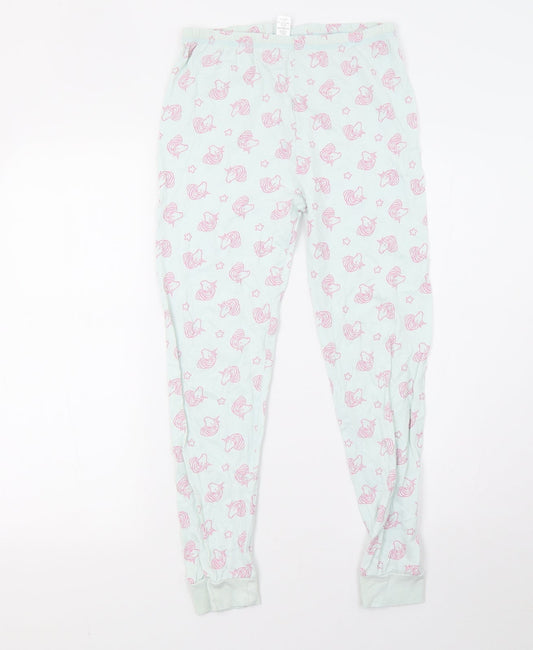 George Girls Blue Polka Dot   Pyjama Set Size 10-11 Years