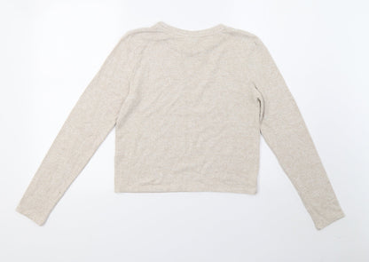 jeff & co Womens Beige    Pyjama Top Size 12