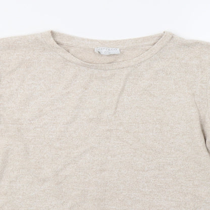 jeff & co Womens Beige    Pyjama Top Size 12