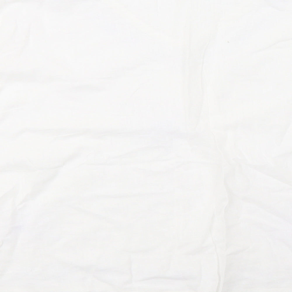 Womens UK Size M Preworn White Basic Blouse