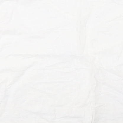 Womens UK Size M Preworn White Basic Blouse