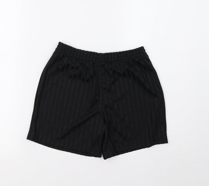 George Boys Black   Sweat Shorts Size 8-9 Years