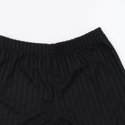 George Boys Black   Sweat Shorts Size 8-9 Years