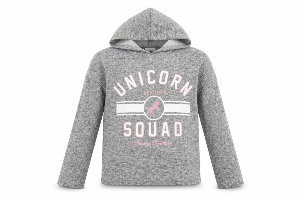 Matalan Girls Grey   Pullover Hoodie Size 11 Years