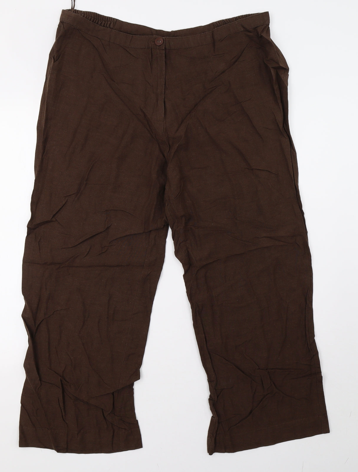 Joanna Hope Womens Brown   Trousers  Size 20 L26 in
