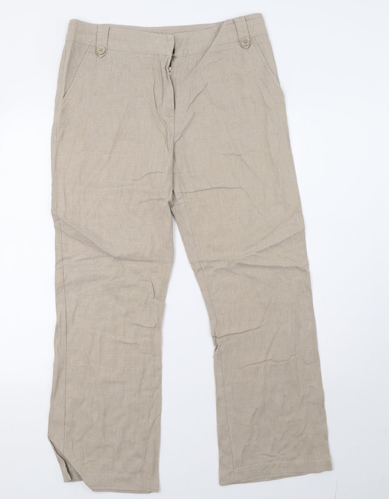 George Womens Beige   Trousers  Size 12 L29 in