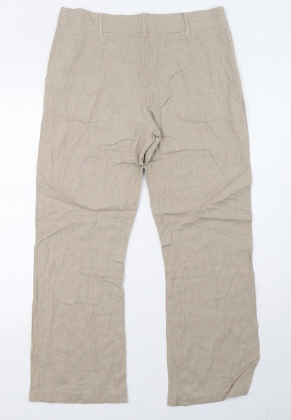 George Womens Beige   Trousers  Size 12 L29 in