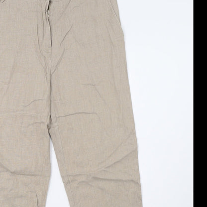 George Womens Beige   Trousers  Size 12 L29 in