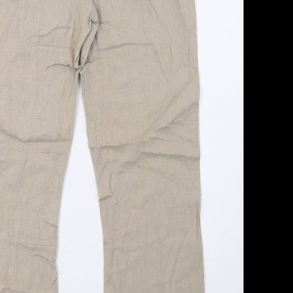 George Womens Beige   Trousers  Size 12 L29 in
