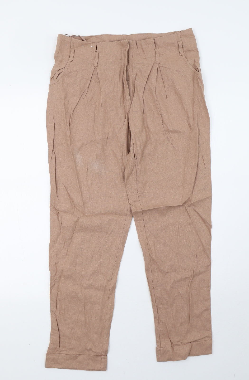 newlook Womens Brown   Trousers  Size 10 L27 in