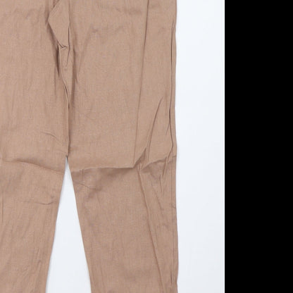 newlook Womens Brown   Trousers  Size 10 L27 in