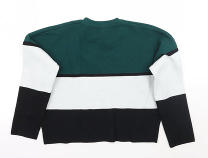 Womens UK Size M Newlook Green Pullover Jumper