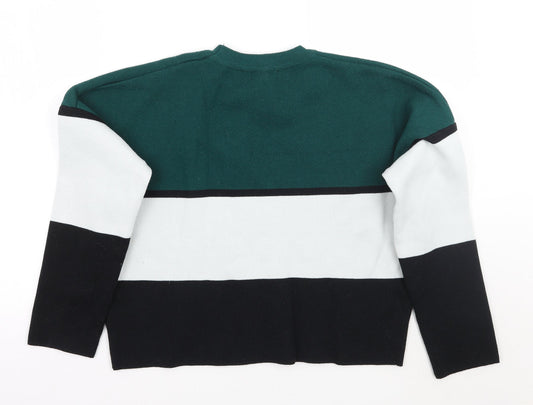 Womens UK Size M Newlook Green Pullover Jumper