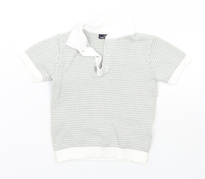 NEXT Boys Grey   Basic Polo Size 6-9 Months