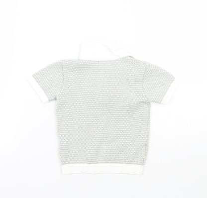 NEXT Boys Grey   Basic Polo Size 6-9 Months