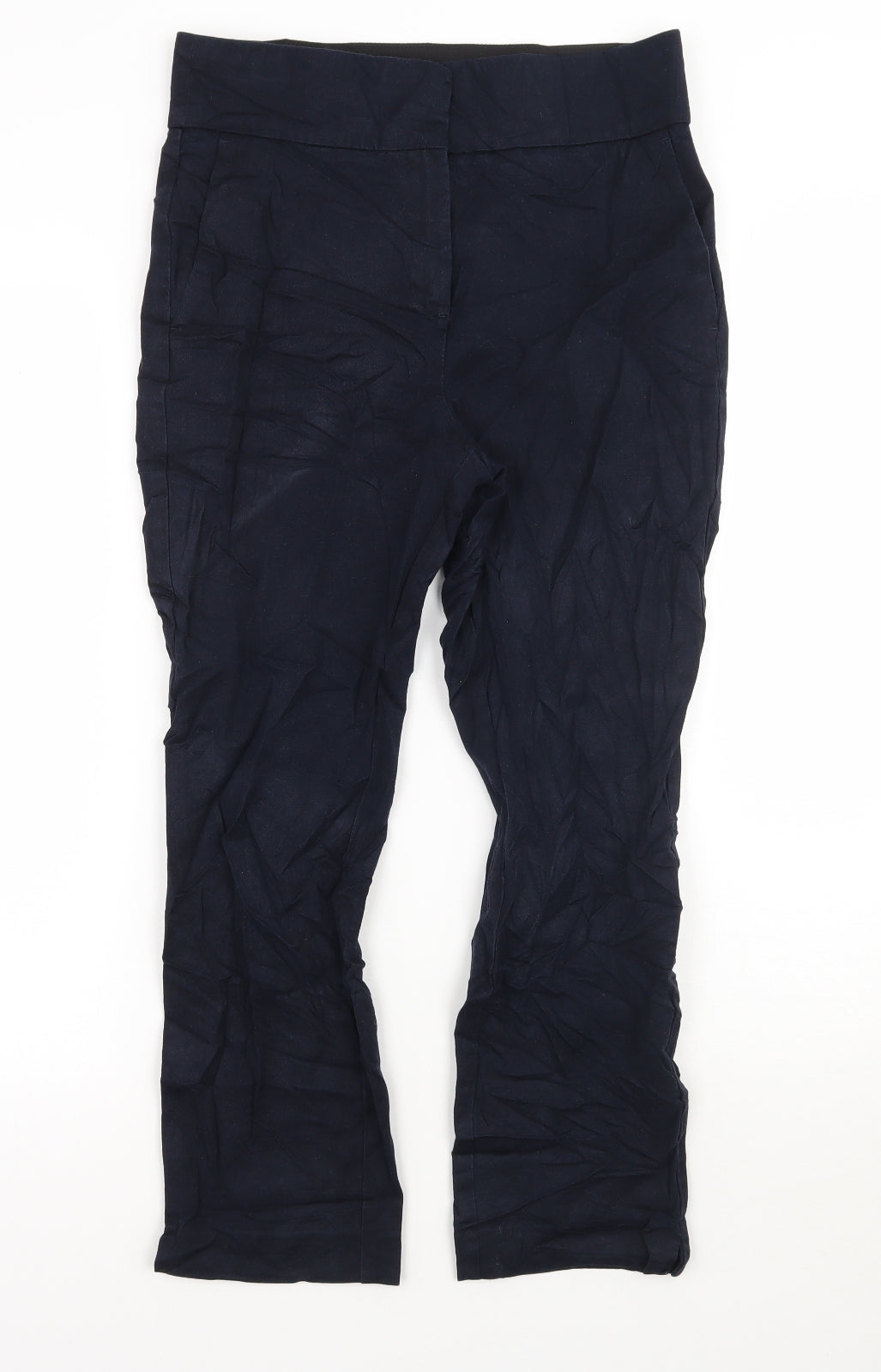 Womens UK Size 10 NEXT Regular Fit  Blue Trousers