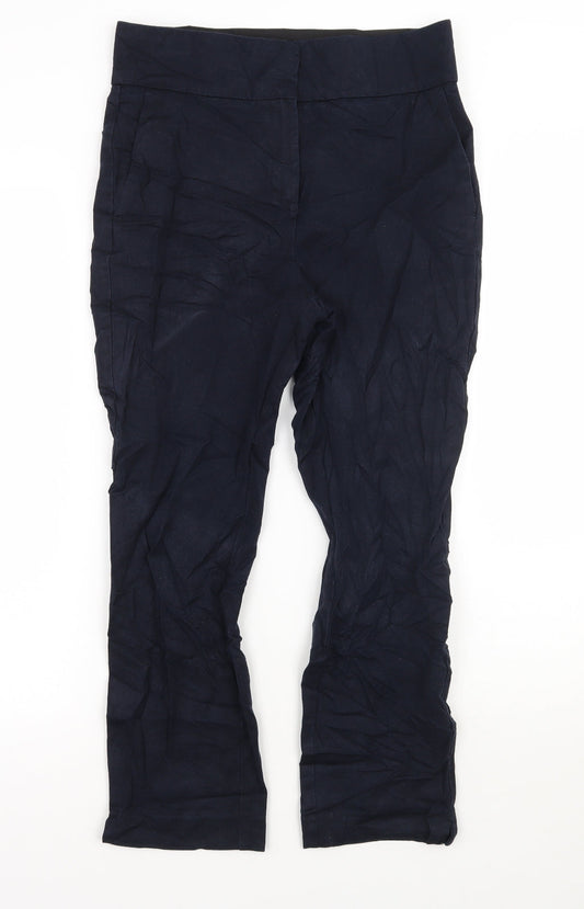 Womens UK Size 10 NEXT Regular Fit  Blue Trousers