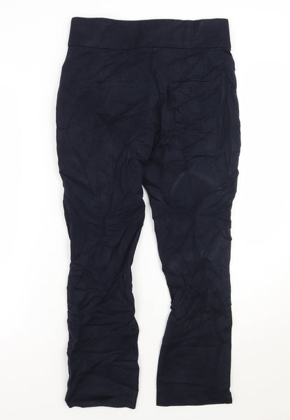 Womens UK Size 10 NEXT Regular Fit  Blue Trousers