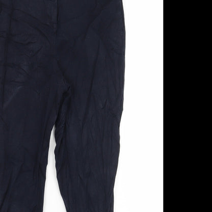 Womens UK Size 10 NEXT Regular Fit  Blue Trousers