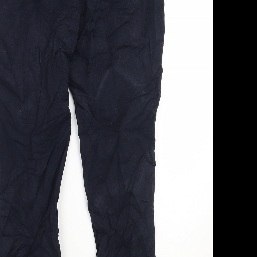 Womens UK Size 10 NEXT Regular Fit  Blue Trousers