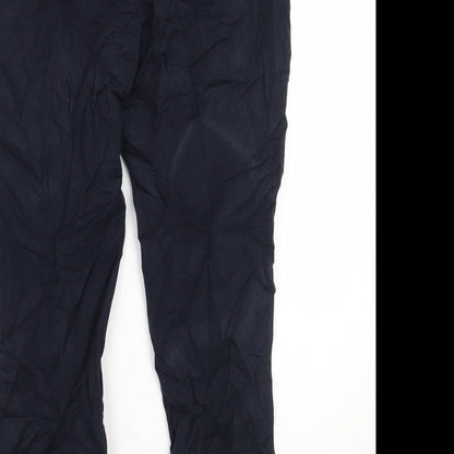 Womens UK Size 10 NEXT Regular Fit  Blue Trousers