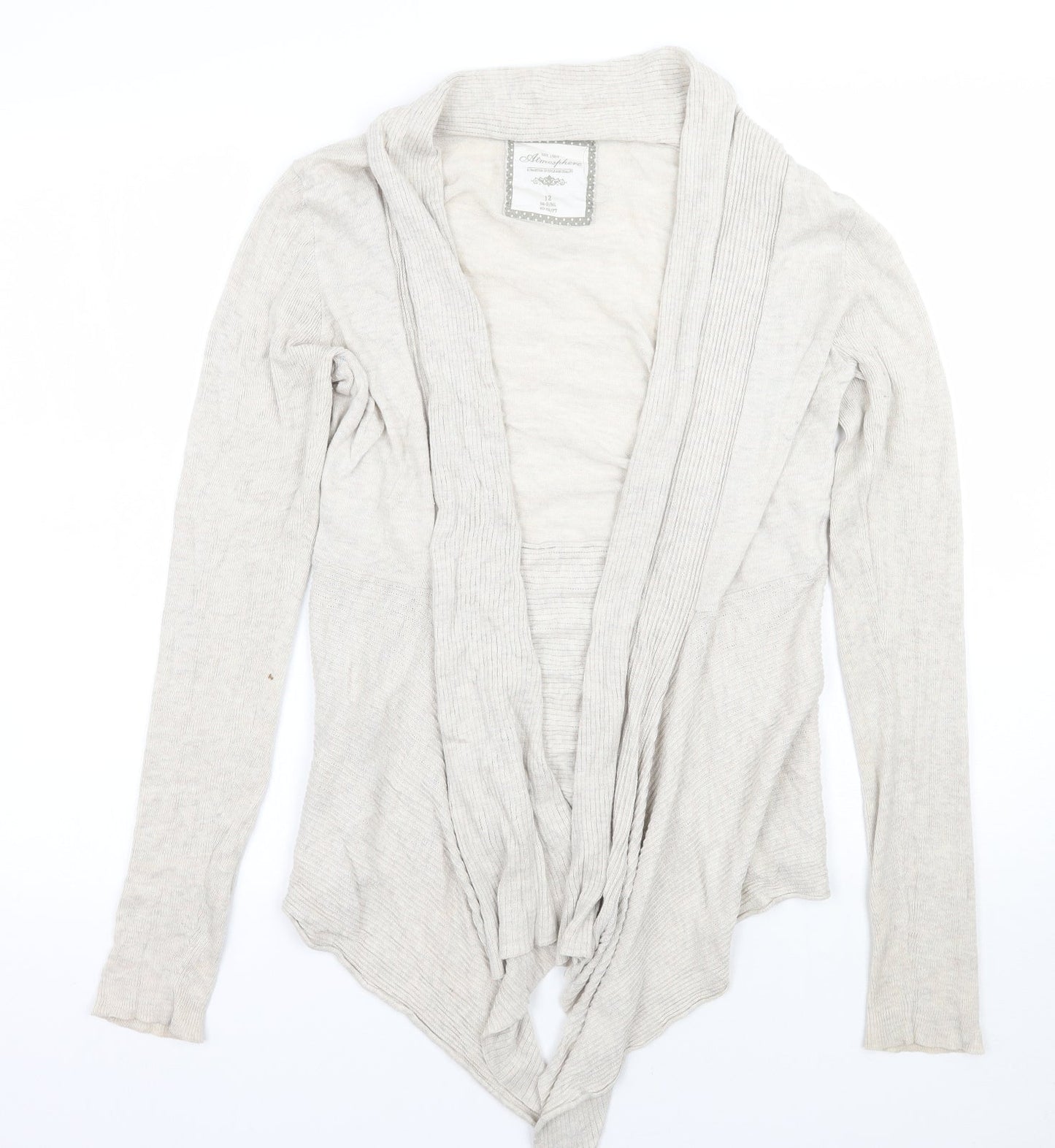 Primark Womens Beige   Cardigan Jumper Size 12