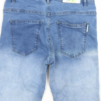 420 apparel  Boys Blue   Cropped Jeans Size S