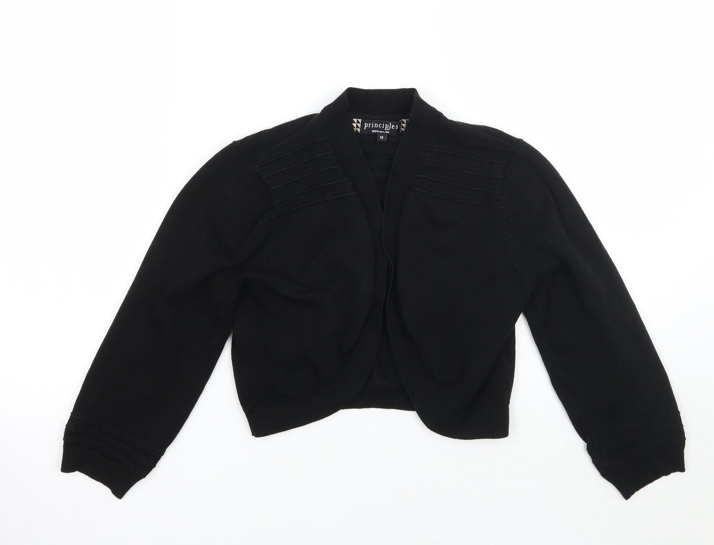 Womens UK Size 12 Principles Black Cardigan Jumper