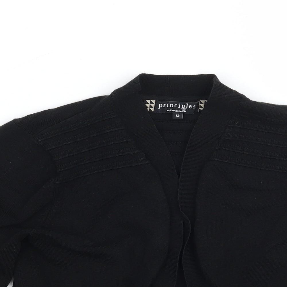 Womens UK Size 12 Principles Black Cardigan Jumper