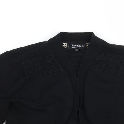 Womens UK Size 12 Principles Black Cardigan Jumper