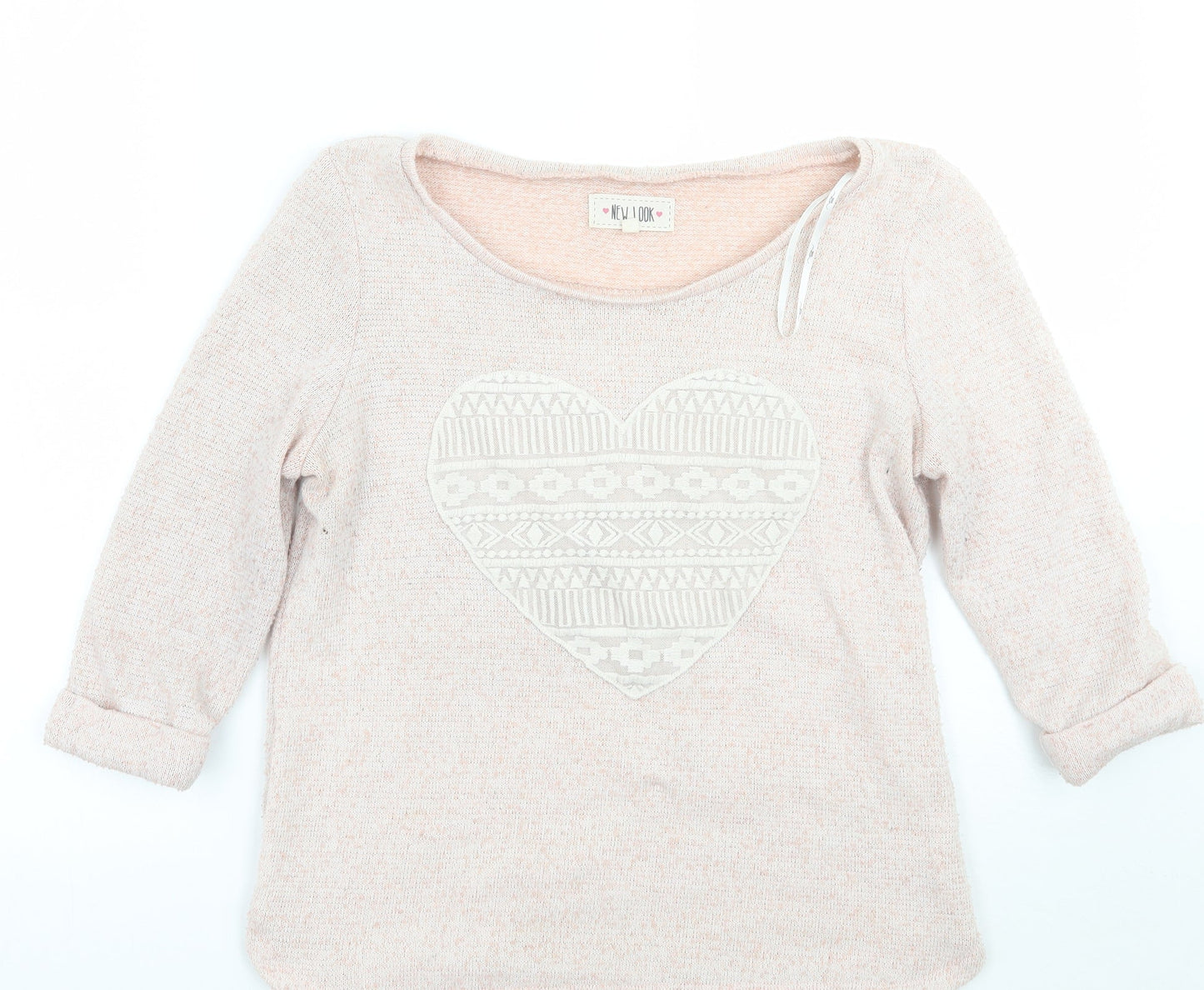Womens UK Size 10 Newlook Pink Pullover Jumper