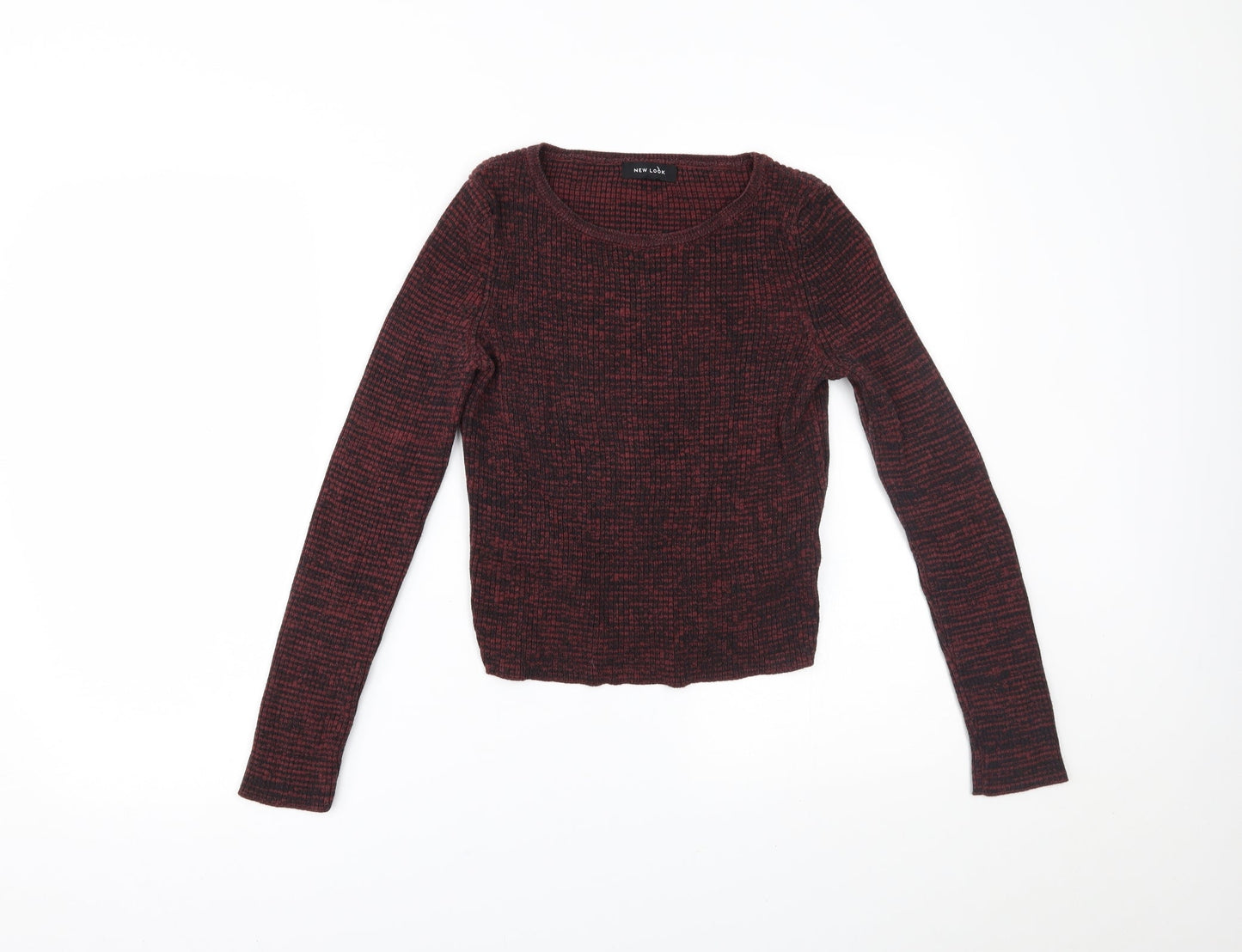 Womens UK Size 10 New Look Red Pullover Jumper
