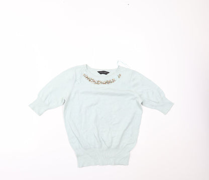 Dorothy Perkins Womens Green   Basic Blouse Size 10